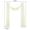 thumbnail image 4 of LCXmlly Roasting Pan Wedding Arch Drape Fabric Long 3 Panels Wide Sheer Wrinkle Free Soft Party Backdrop Drapery, 4 of 6