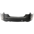 thumbnail image 4 of CAPA For 14-17 Q50 Rear Bumper Cover Assy Primed Plastic w/o Object Sensor Holes, 4 of 5