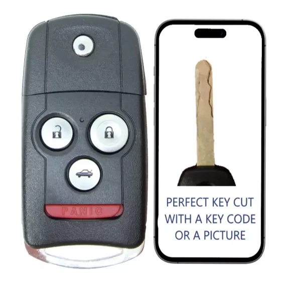 Key Cut Remote Key For 2008 - 2013 Honda Accord Coupe CR-V FIT MLBHLIK-1T