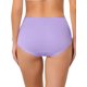 thumbnail image 3 of INSPIRAR CHIC Ropa interior de mujer de talla grande Paquetes de encaje de cintura alta Bragas cómodas Morado, Rosa, Negro Pequeño, 3 of 6