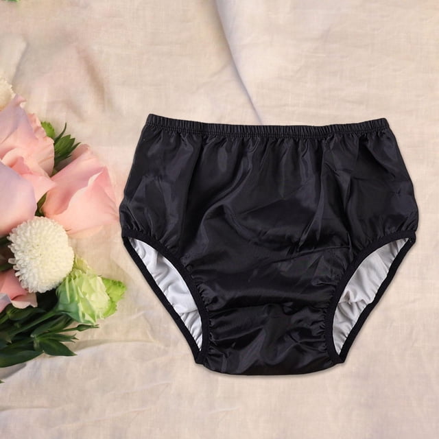 Pañal de tela para adultos, suave, elástico, para incontinencia, con cintura protectora, laterales, para mujeres y hombres mayores. 3XL
