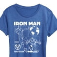 thumbnail image 3 of Marvel Iron Man - Schematic - Women's Short Sleeve Graphic T-Shirt, 3 of 5
