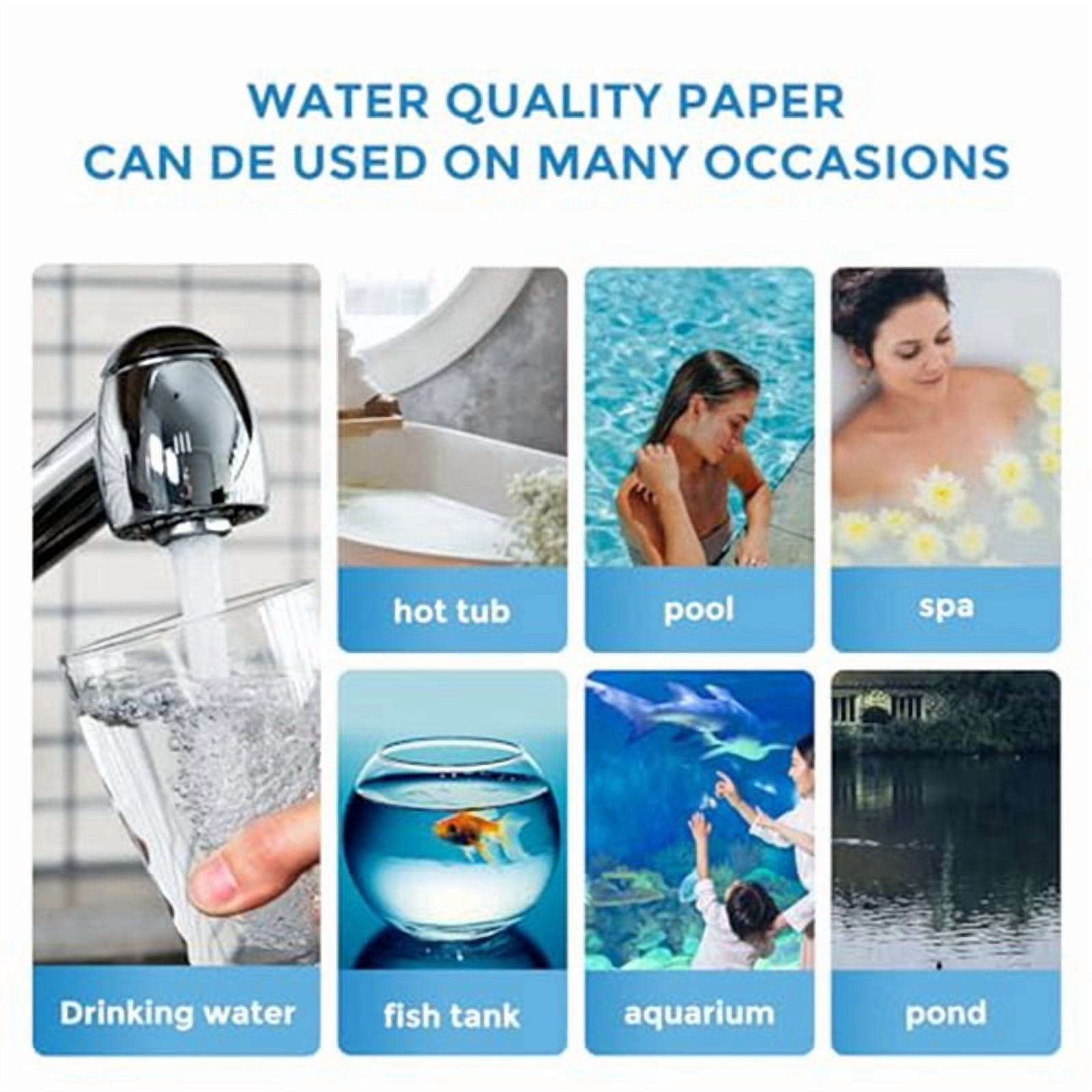 16-In-1 Water Test Strips, Drinking Water Test Kit, 200 Strips Home Water Quality Test Kit
