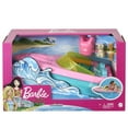 thumbnail image 7 of Barbie Toy Boat Set with Puppy, Life Vest and Beverage Accessories, Floats in Water (Seats 3 Dolls), 7 of 7