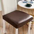 thumbnail image 1 of Funda para asiento de comedor Yotijar de cuero PU para sillas, 1 of 7