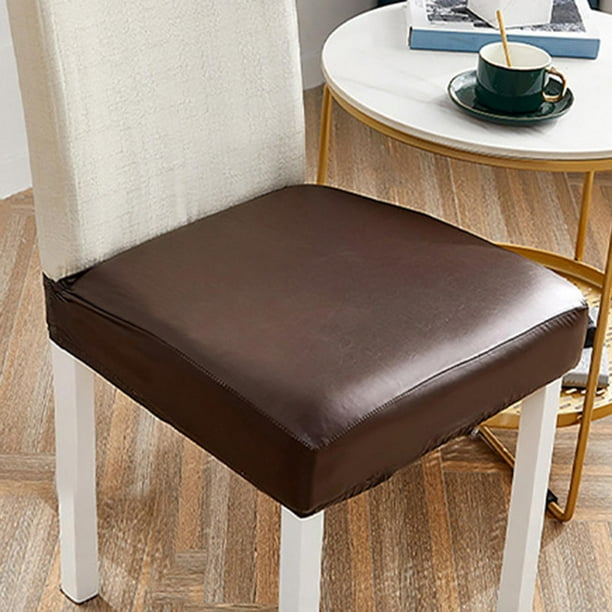 Funda para asiento de comedor Yotijar de cuero PU para sillas
