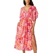 Jessica Simpson Good Vibrations Flutter-Sleeve Dress Cover-Up