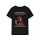 thumbnail image 3 of Camisetas para mujer, de verano, casual, manga corta, cuello redondo, con estampado, color blanco negro, blusa[Graphic Print Tee] Summer Graphic Print T-Shirt - Short Sleeve Crew Neck Casual Top for, 3 of 6