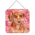 thumbnail image 1 of Red Dachshund Love Wall or Door Hanging Prints, 1 of 1