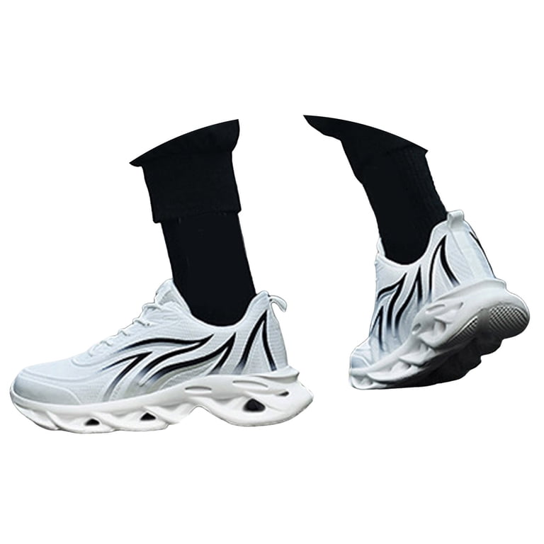 Men Women Fashion Sneakers Leather Casual Tennis Shoes Breathable Comfort 10 XIAQUJ Non Work Shoes for Men Walking Shoe Sneakers  main image 2