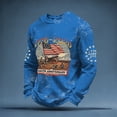 thumbnail image 2 of DHFJKG 250Th Anniversary Long Sleeve Shirts For Men 1776-2026 4Th Of July Top Waffle Crew Neck T Shirt US National Flag Graphic Tee, 2 of 3