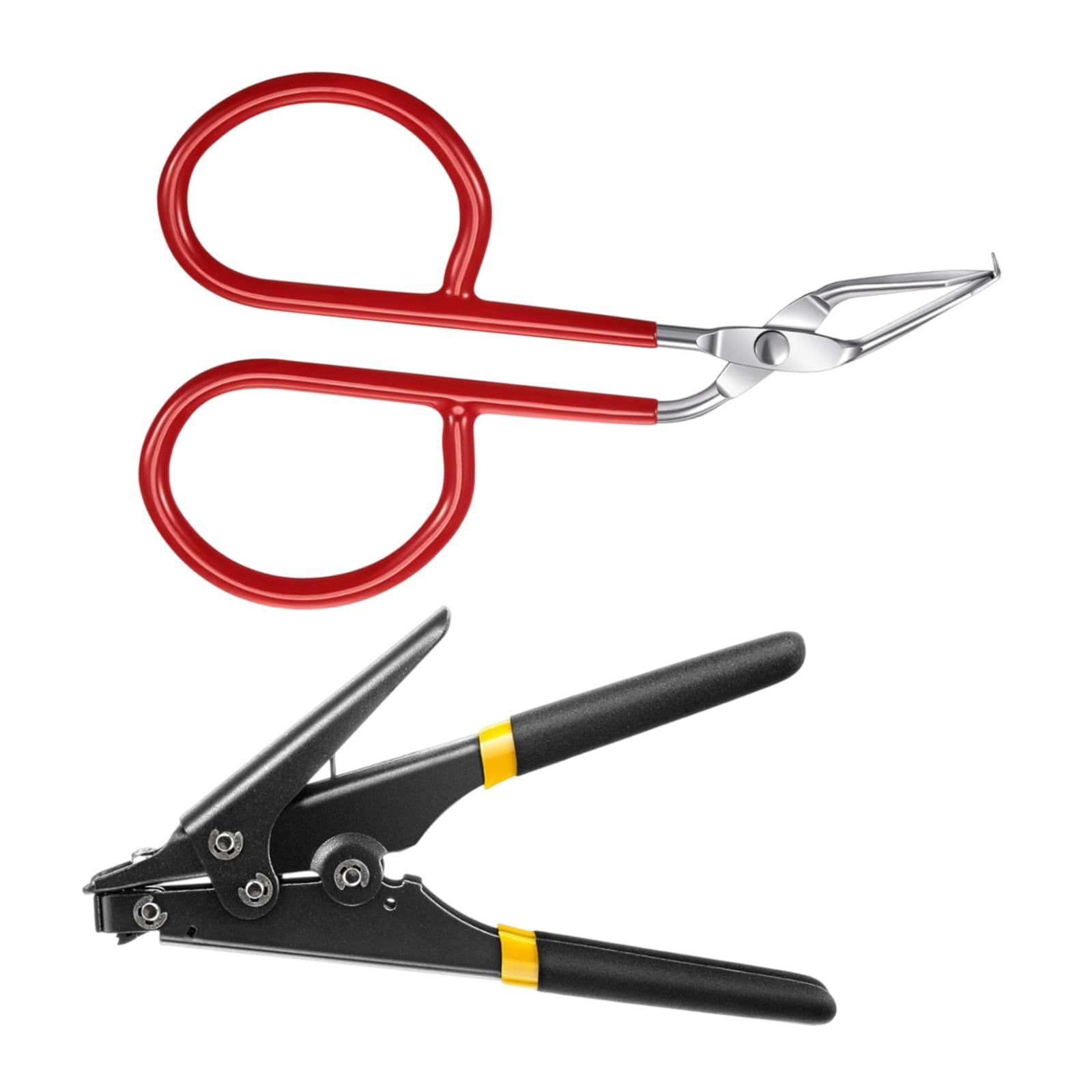 koolsoo 2 Pieces Zip Tie Cutter Cable Tie Opener Efficient Hand Tool Multifunctional for DIY Enthusiasts Portable Cable Tie Tools Set