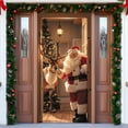 thumbnail image 5 of Taicans ‌Christmas Door Cover 71x35in - Santa Claus with Gifts & Snow Scene,Waterproof & Reusable Holiday Decor for Home/Store,Easy to Hang,Perfect for Christmas Party & Festive Season Decorations, 5 of 6