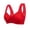 Red, variant on Blmnix Women's Bras Racerback Bras Front Closure Push Up Bra Bras Standard Straps Bralette Gray Womens Sports Bras,42