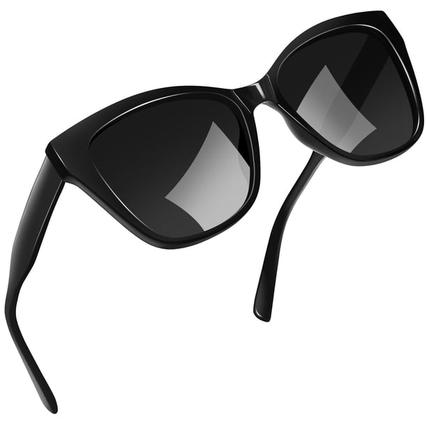 Gafas de sol Joopin Black Cateye Acetate polarizadas para mujer