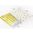 thumbnail image 2 of Coofit 50 Pcs Sac en Cellophane Doré Polyvalent Sac à Friandises en Cellophane Sac en Cellophane, 2 of 9