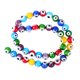 thumbnail image 4 of BRIGHTFUFU Cuentas de vidrio de 8 mm para pulseras, cuentas espaciadoras para collares de Halloween, 4 of 8
