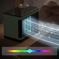 thumbnail image 4 of Ventilador de escritorio para aire acondicionado, 3 niveles de refrigeración, ventilador enfriador por evaporación, USB silencioso Personal con , Verde Macarena Aire acondicionado casero, 4 of 8
