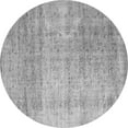thumbnail image 1 of Ahgly Company Indoor Round Abstract Gray Contemporary Area Rugs, 7' Round, 1 of 1
