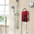 thumbnail image 4 of Sistema de agua caliente, mini calentador de agua eléctrico instantáneo de 220 V y 5,5 KW, calentador de agua en V sin tanque, tecnología innovadora, 4 of 12