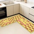 thumbnail image 5 of Kitchen Rugs Sets of 3 Non Slip Washable Kitchen Mats for Floor, Kitchen Runner Rug, Floor Mat Carpet for Entryway, Laundry, Sink, 5 of 12