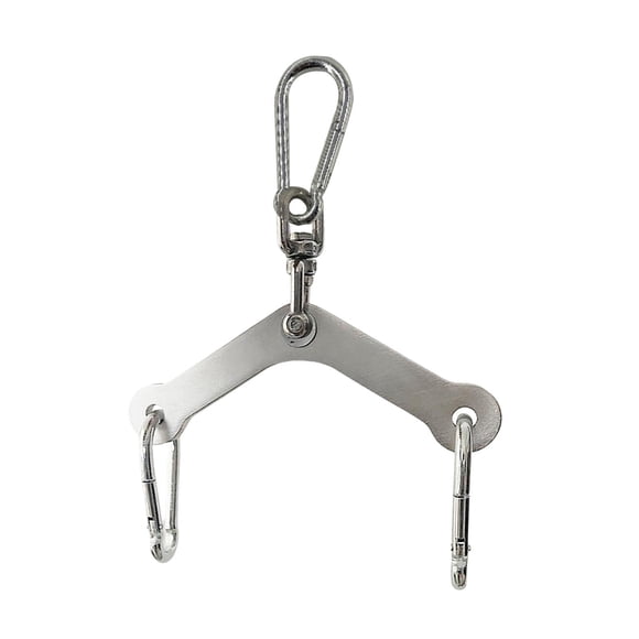 Barra de dominadas con mango ergonómico para gimnasio, sistema de cable portátil y multiusos estilo B
