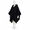 Black-Adult, variant on Black Adult Wearable Hooded Cape Throw Soft Warm Knitted Shawl Wrap