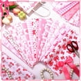 thumbnail image 3 of Ganeen 60 Piezas Cuadrados de Tela para Patchwork 25x25 cm con Lazos Rosados, 3 of 6