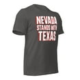 thumbnail image 3 of NEVADA stands with TEXAS patriotic AMERICAN Unisex t-shirt (Asphalt, S), 3 of 3