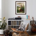 thumbnail image 4 of Art.com The Shepherdess, 1866 Giclee Print by Johann Baptist Hofner, Brown Frame Wall Art, 32" x 40", 4 of 5