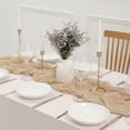 thumbnail image 4 of 3-Pack Gauze Table Runners – Sheer Crinkle Voile Fabric, Boho Wedding Table Decor for Reception, Parties & Events, 4 of 5