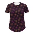 thumbnail image 6 of Axdhxbd Womens Plus Size Halloween Loose Casual Short Sleeve Crew Neck T-Shirts Cute Halloween Graphic Tees Fashion Holiday Party Tops M-5XL, 6 of 6