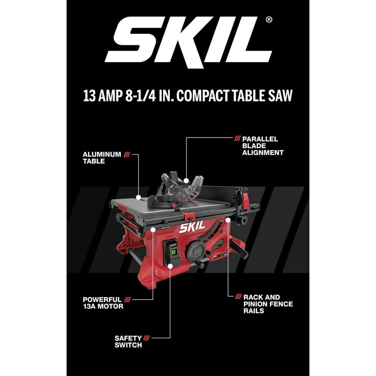 13 Amp 10 in. Table Saw with Stand