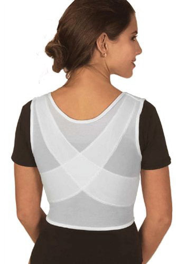Women's Cortland Intimates 3002X Plus Size Posture Support Shoulder Brace (White 3X)