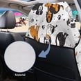 thumbnail image 3 of ZUXONGSY Car Seat Cover Towel Cartoon Dog Print Automotive Front seat Protector Portable Protection for Front Bucket Seats After Gym, Yoga, Beach Black, 3 of 8