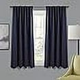 thumbnail image 3 of Lush Decor Panneau de Rideau Occultant Isolé, 63 Pouces L x 52 Pouces L, Marine, 3 of 4