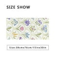 thumbnail image 2 of Spring Garden variety flowers in rainbow, Bath Towel Absorbent Soft Decoration Hand Tower Multiuses for Bathroom Hotel Gym Spa Beach 30 x 15 inch, 2 of 6