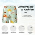 thumbnail image 5 of Balery Mushroom Bee Mens Swim Trunks Swim Shorts for Men Quick Dry Inseam Beach Shorts with Compression Liner Pocket-Small, 5 of 9