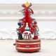 thumbnail image 3 of Caja de música de carrusel navideño con 4 figuras, árbol de Navidad de madera, tiovivo, regalo festivo, decoración navideña para el hogar., 3 of 4