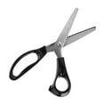 thumbnail image 3 of Fabric Decorative Pinking Shears Scissors Stainless Steel Blades for Professional Dressmaking Triangle Round Edge 3 5 7mm 23 Cm, 3 of 7
