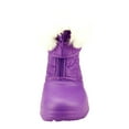 thumbnail image 2 of The Doll Maker Girl's Weather-Resistant Fur Lining Strap Zipper Winter Snow Boot (Little Kid/Big Kid) - TD194001E-12, 2 of 7