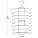 thumbnail image 2 of Tank Tops Bras Hangers 2 Pack Closet Organizador Perchas Ahorro de Espacio Afortunado Sencillez, 2 of 5