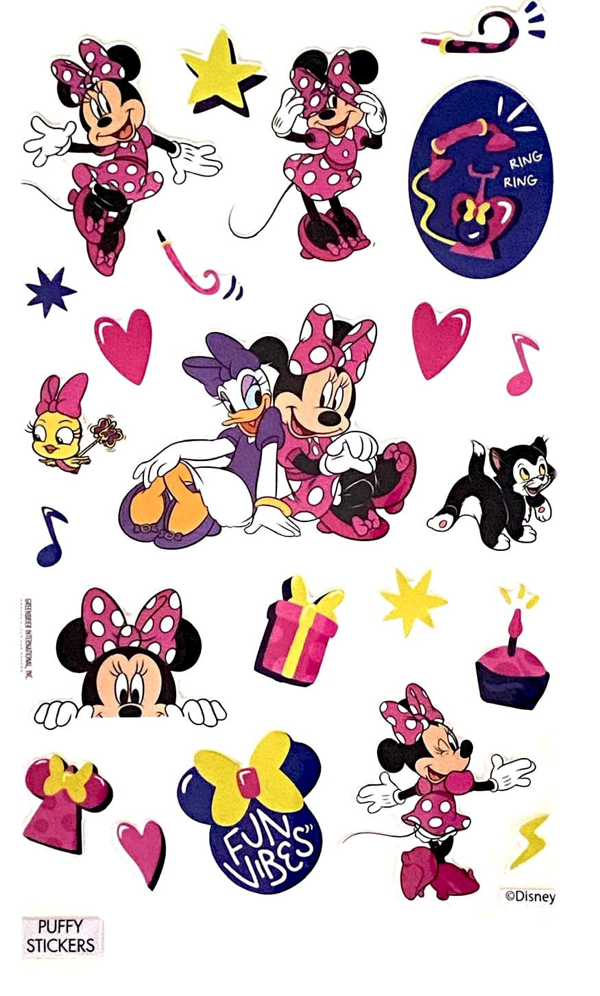 Stickers Géant Minnie Mouse Glitter Disney 23x44cm à Prix Carrefour