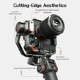 thumbnail image 3 of hohem iSteady MT2 Kit 3-Axis Camera Stabilizer Gimbal Stabilizer for Smartphone 1.2kg/2.64lbs Payload Support BT Connection with AI Vision Sensor & Fill Light Module Compatible with Samart Phone, 3 of 8