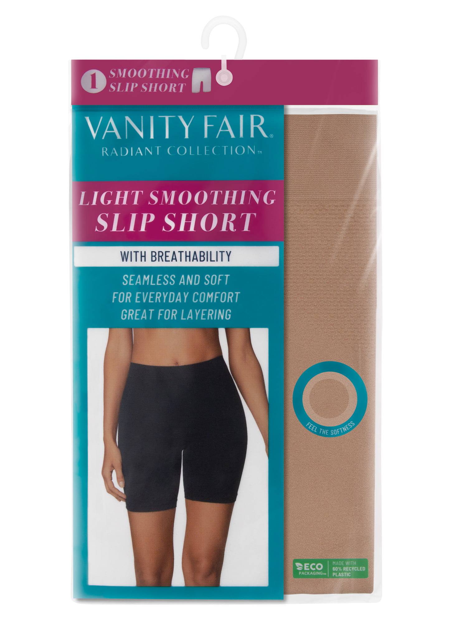 Vanity Fair Radiant Collection Women's Smooth Breathable Slip Short