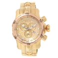 thumbnail image 2 of Invicta Men's 13895 Venom Reserve Rose Gold Bezel Gold Plated Steel Bracelet Chronograph Dive Watch, 2 of 3
