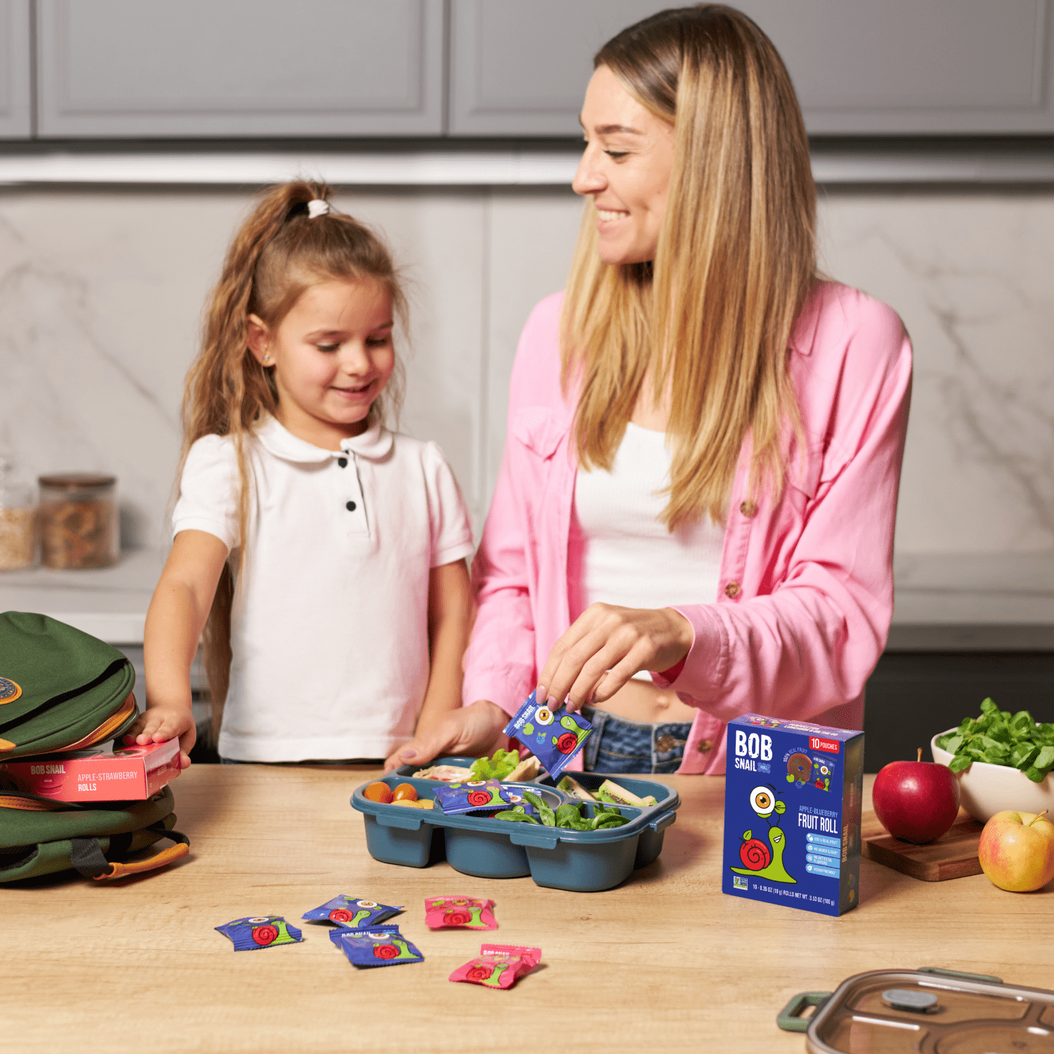 Bob Snail Healthy Snacks Gluten-Free Fruit Roll Ups, 50 ct Family Pack