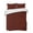 Burgundy, variant on Quilts Twin XL Size Bedding Set, Vintage Dark Orange Lightweight Quilted Comforter, Modern Farmhouse Textured Rustic Soft Reversible Bedspread Coverlet with Pillow Covers for All Season, 68" x 98"