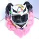 thumbnail image 3 of 2 piezas de accesorios para el cabello del casco con rampa de gradiente, trenzas para el casco, cola de caballo con ventosa para decoración del casco de la motocicleta y la bicicleta, 3 of 5
