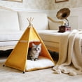 thumbnail image 4 of Decoration Portable Indoor Outdoor Play Tent With Removable Mat For Cats Small Animals Comfortable Breathable Shelter, 4 of 4
